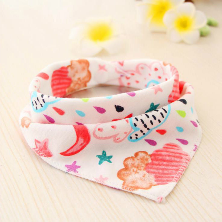 Baby Bibs Waterproof Triangle Cotton - Kenzllc
