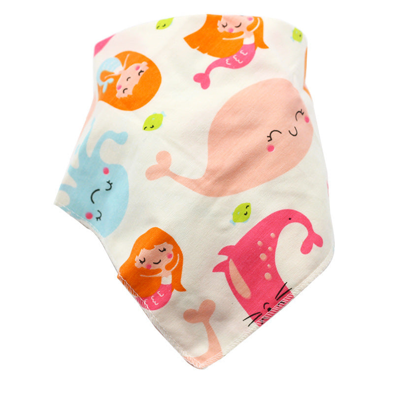 Baby Bibs Waterproof Triangle Cotton - Kenzllc