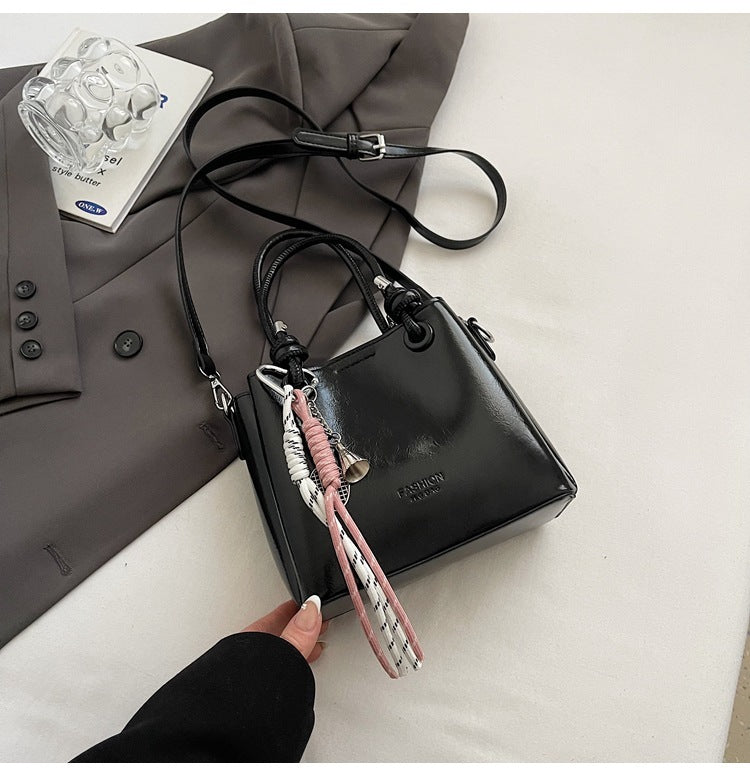 Women's Messenger Bag Fashion Portable One-shoulder Bucket Bag - Kenzllc