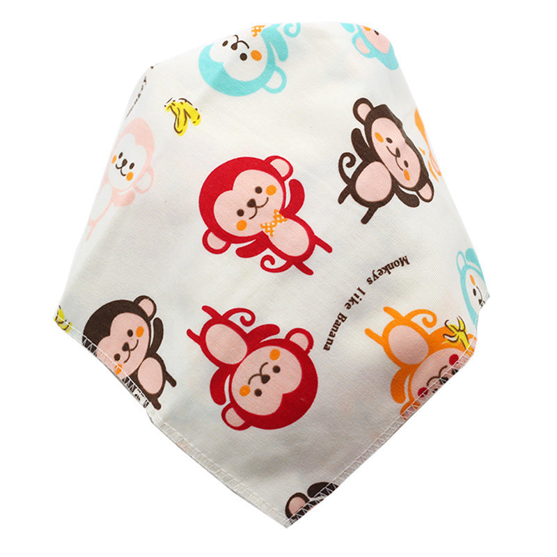 Baby Bibs Waterproof Triangle Cotton - Kenzllc
