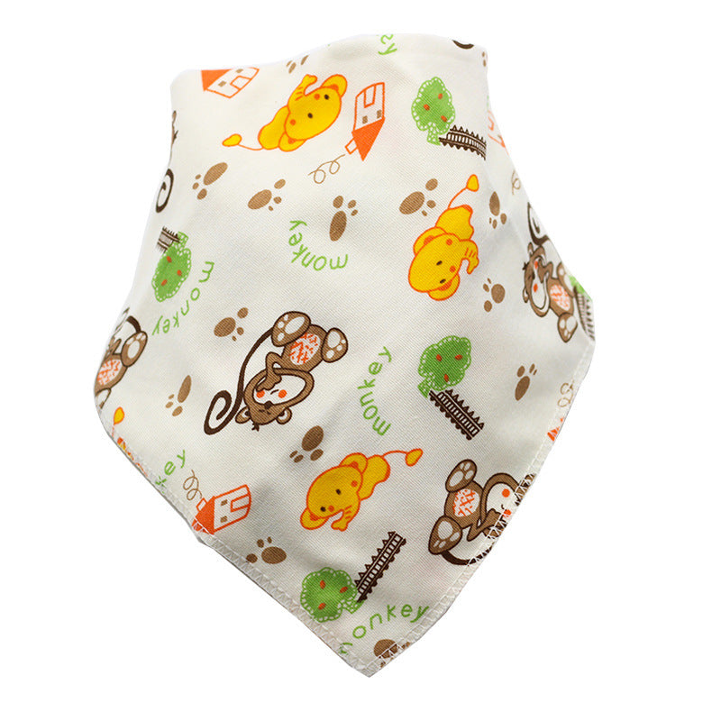 Baby Bibs Waterproof Triangle Cotton - Kenzllc
