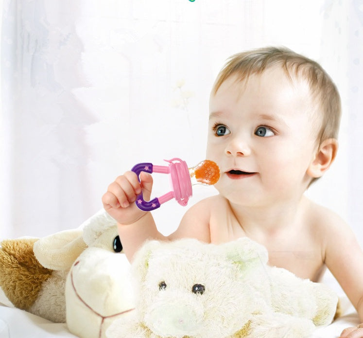 New Baby Silicone Pacifier, Encapsulated To Soothe Complementary Food Feeding Artifact - Kenzllc
