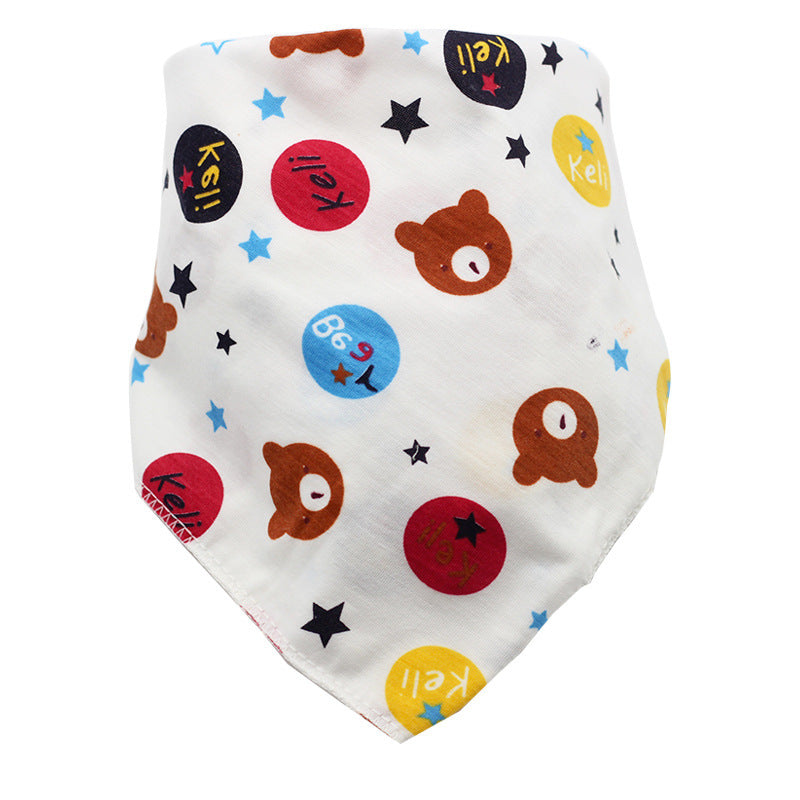 Baby Bibs Waterproof Triangle Cotton - Kenzllc