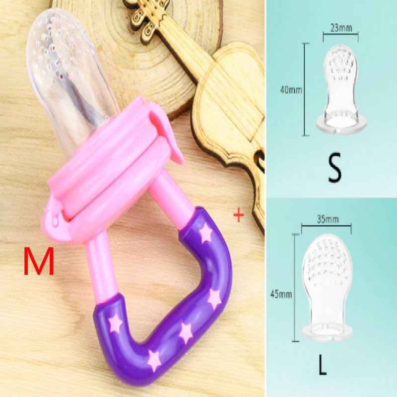 New Baby Silicone Pacifier, Encapsulated To Soothe Complementary Food Feeding Artifact - Kenzllc