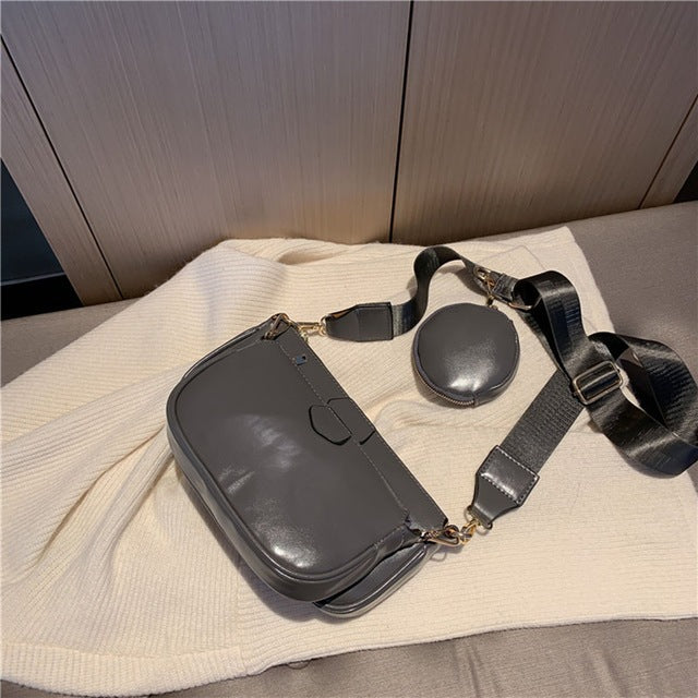 Hand Bag set Black College Luxury Bags For Women - Kenzllc
