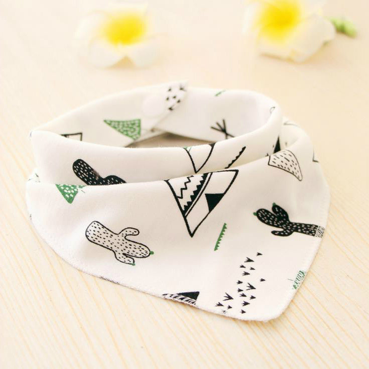 Baby Bibs Waterproof Triangle Cotton - Kenzllc