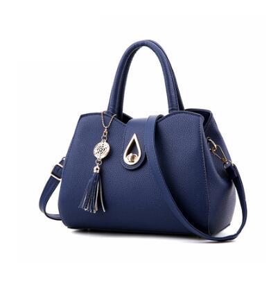 Women Handbag, Tassel High Quality PU Leather Totes - Kenzllc