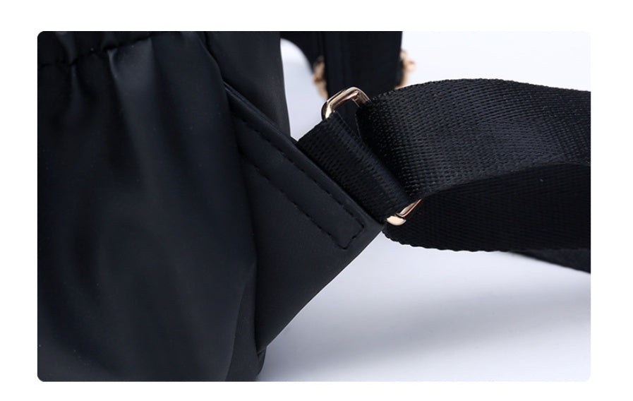 Waterproof Oxford Backpack Women Black School Bags - Kenzllc