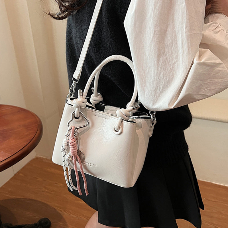 Women's Messenger Bag Fashion Portable One-shoulder Bucket Bag - Kenzllc
