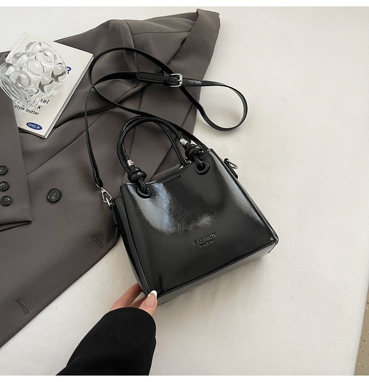 Women's Messenger Bag Fashion Portable One-shoulder Bucket Bag - Kenzllc