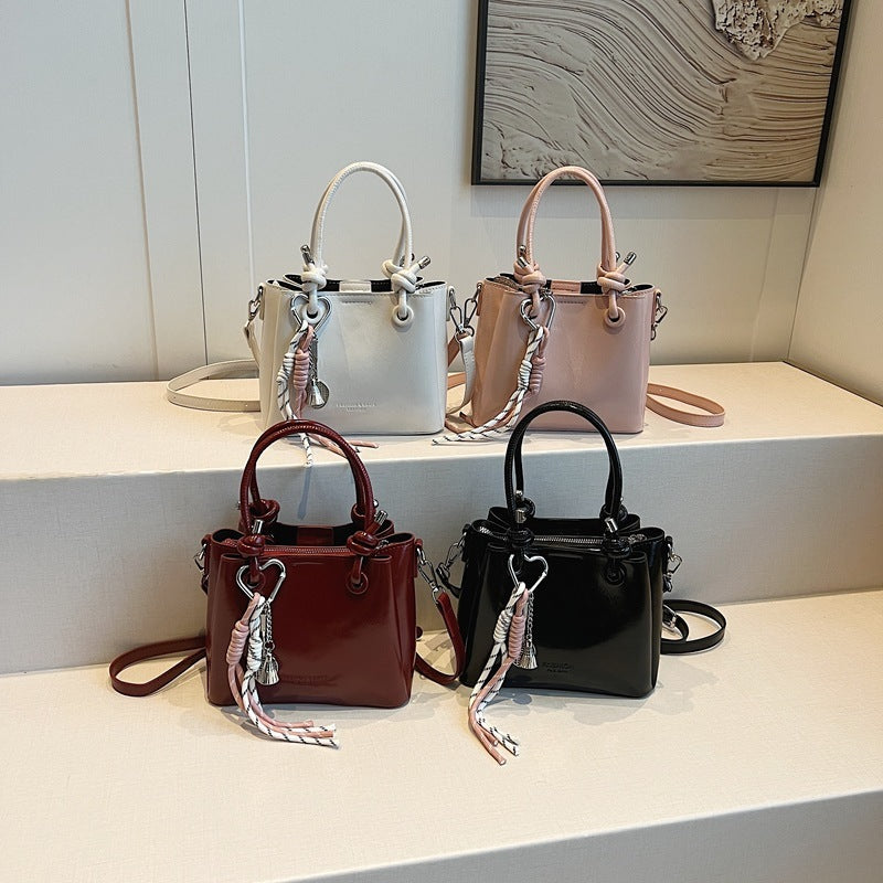 Women's Messenger Bag Fashion Portable One-shoulder Bucket Bag - Kenzllc