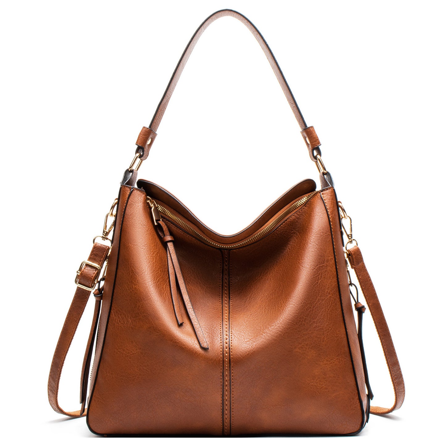 Hobo Women High Capacity Handbags, Fahsion Commuting Crossbody Shoulder Bag.