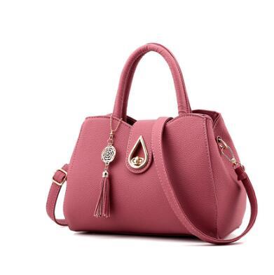 Women Handbag, Tassel High Quality PU Leather Totes