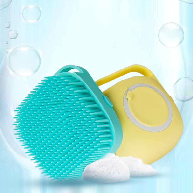 Soft Silicone Bristles Pet Bath Brush - Kenzllc