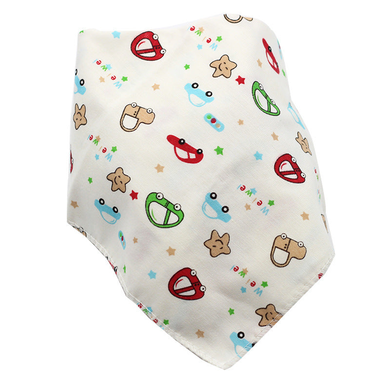 Baby Bibs Waterproof Triangle Cotton - Kenzllc