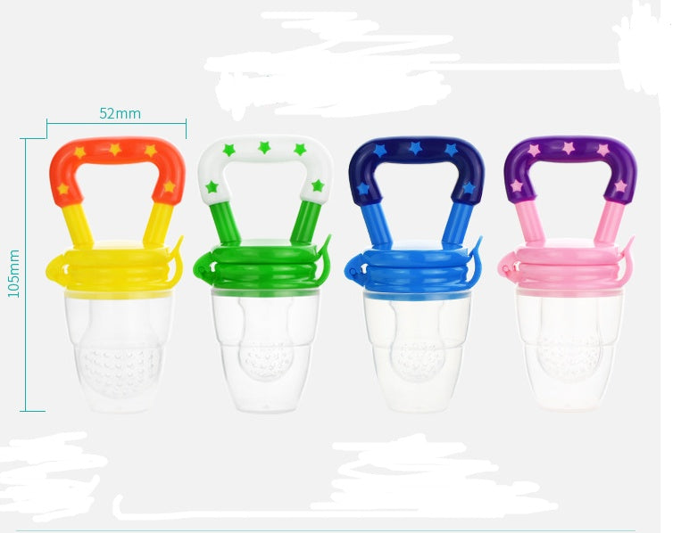 New Baby Silicone Pacifier, Encapsulated To Soothe Complementary Food Feeding Artifact - Kenzllc