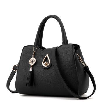 Women Handbag, Tassel High Quality PU Leather Totes