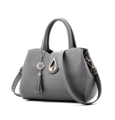 Women Handbag, Tassel High Quality PU Leather Totes