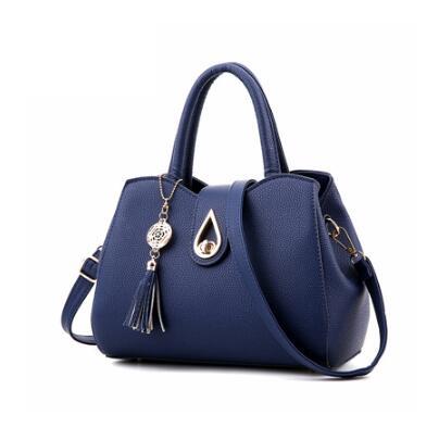 Women Handbag, Tassel High Quality PU Leather Totes