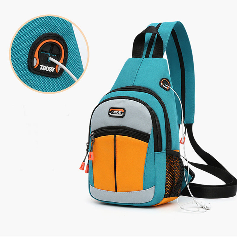 Women Sport Bags Multifunctional Backpack Shoulder Bags With USB Design - Kenzllc