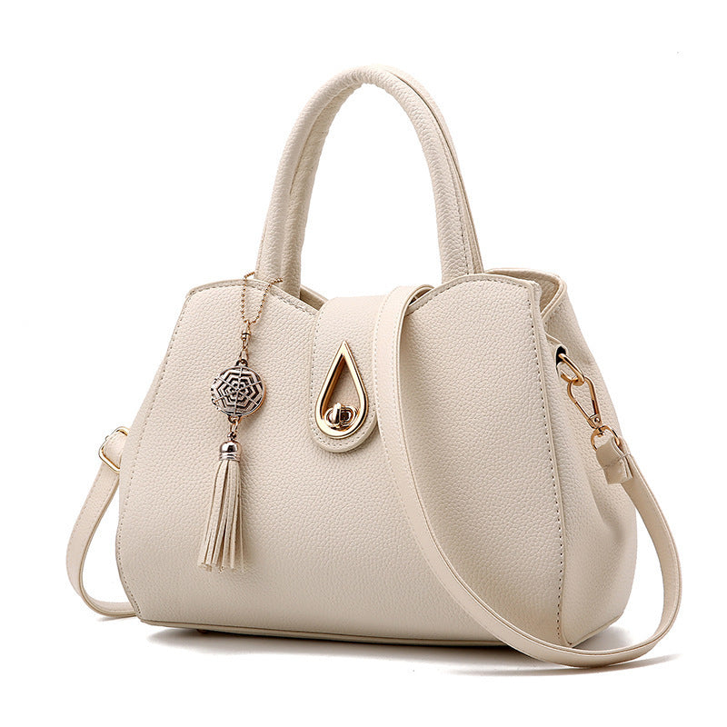 Women Handbag, Tassel High Quality PU Leather Totes