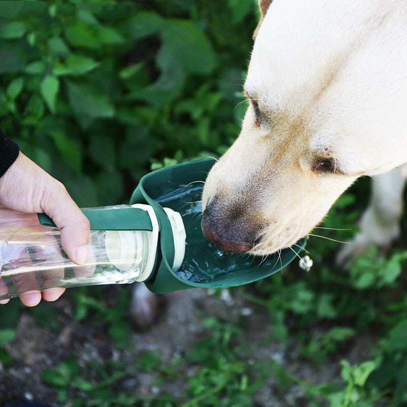 2 In 1 Multifunction Pet Water Bottle and Food Bowel water dispenser - Kenzllc